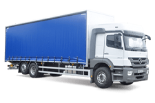Van Hire Seaham - 26 Tonne Curtain Side Truck - Truck hire Seaham